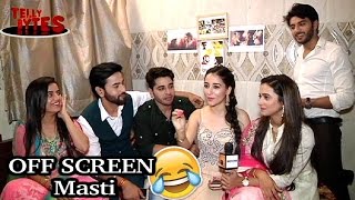 Download lagu OFF SCREEN Masti with Jaana Na Dil Se Door Cast! mp3