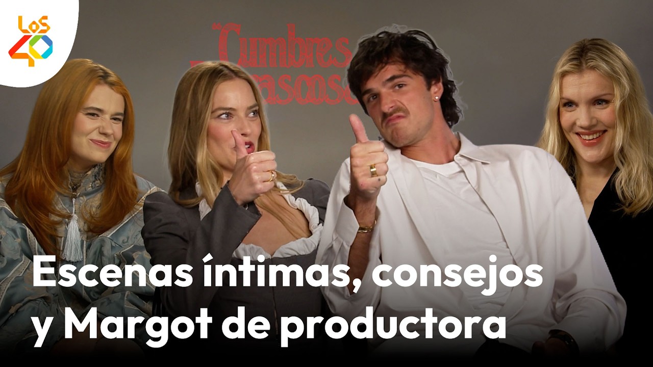 JACOB ELORDI y MARGOT ROBBIE sobre la VERDAD de las ESCENAS ÍNTIMAS de 'CUMBRES BORRASCOSAS' | LOS40