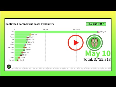 Coronavirus Map | Corona Virus Cases & Deaths May 11, 2020