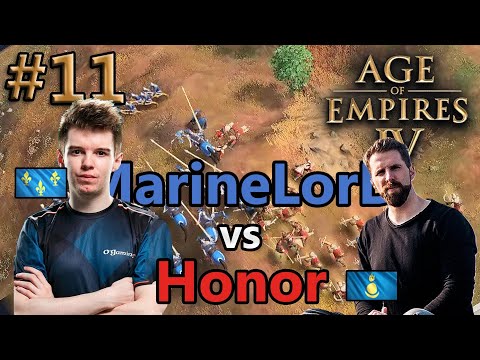 Age of Empires IV - Replay-Cast #11 - MarineLorD (Franzosen) vs Bonjwa.Honor (Mongolen) [Deutsch]