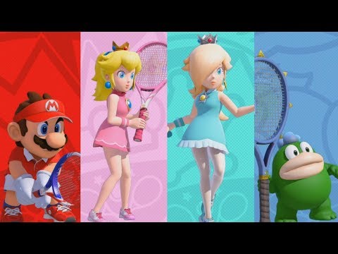 Mario Tennis Aces Demo - All Characters