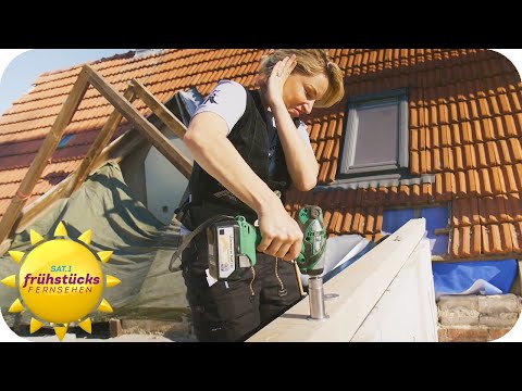 Anna ackert - so ist die Arbeit als Zimmerin | SAT.1 Frühstücksfernsehen