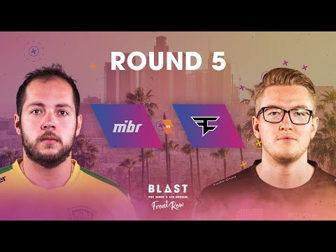 BLAST Pro Series Los Angeles 2019 - Front Row - Round 5 - MIBR Vs. FaZe Clan