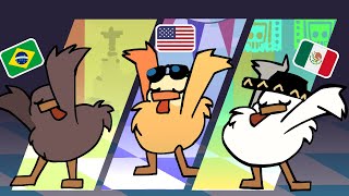 🐔 Steve's Lava Chicken 🍗 in Diferent Countries