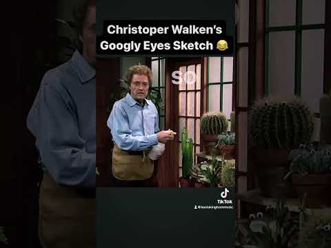 Christopher Walken’s #googlyeyes sketch #snl