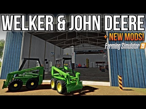 NEW MODS! Welker Farms & John Deere Skidder! | Farming Simulator 19