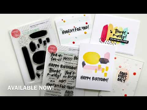 Abstract Paint Strokes & Totally Random Sayings - Hello, Monday 11/06/2017