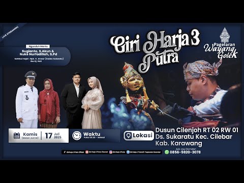 🔴 LIVE LAKON: BUDAK BUNCIR | GIRIHARJA 3 PUTRA - YOGASWARA S | KARAWANG, 17/07/25 #gh3p