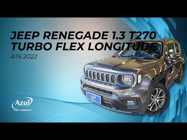 Vídeo JEEP RENEGADE 1.3 T270 Turbo Flex Longitude At6
