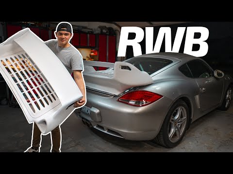 CUSTOM PORSCHE CAYMAN WING INSTALL!!! | Episode 1