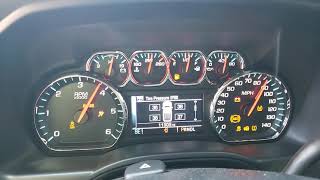 2017 Chevrolet Silverado Steering the after programming steps