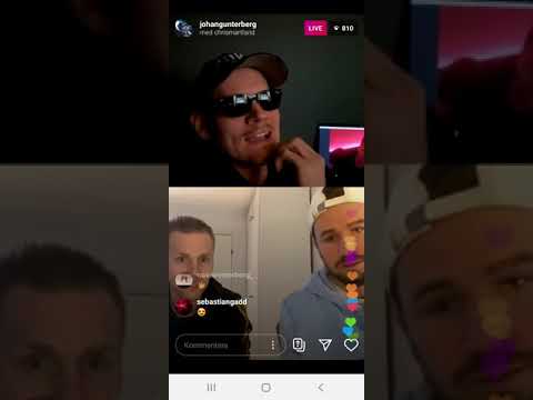 Frasse King, Tor Wallin, Johan Gunterberg och Christoffer Martland @ Instalive