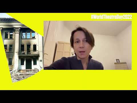 Videobotschaft von der ukrainischen Dramatikerin Natalia Vorozhbyt zum Welttheatertag