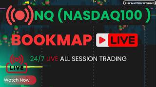 🔴Bookmap LIVE 24/7 | Nasdaq 100 (NQ) Futures | Real-Time Order Flow & 