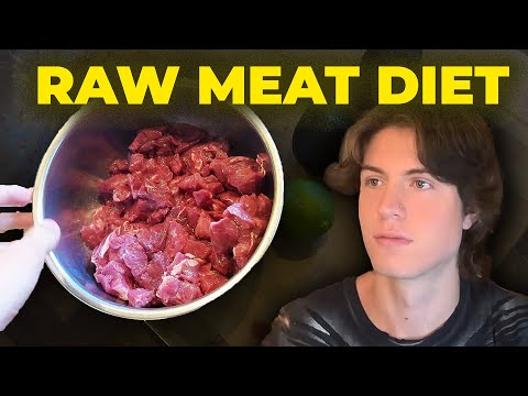 What I REALLY Eat In A Day (Raw Meat Diet)
