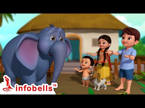 Hathi Raja Kahan Chale - हाथी राजा कहाँ चले | Hindi Rhymes for Children | Infobells