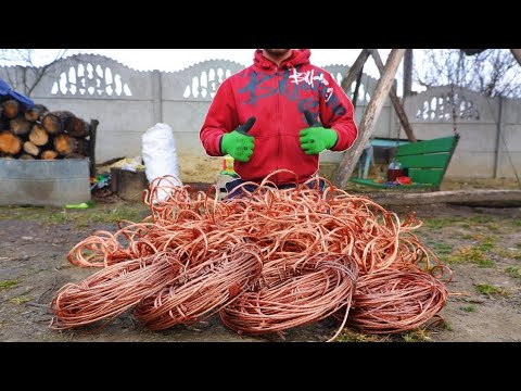 How to Remove Insulation from Wires. Dissolving Copper Wires in Acid.