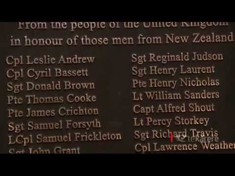 Britain presents NZ with plaque of WW1 recipients of VC