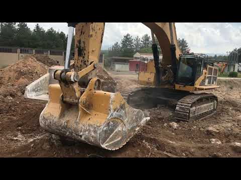 Caterpillar 385C Excavator Works With Caterpillar D9T And Liebherr 934 - Sotiriadis/Labrianidis
