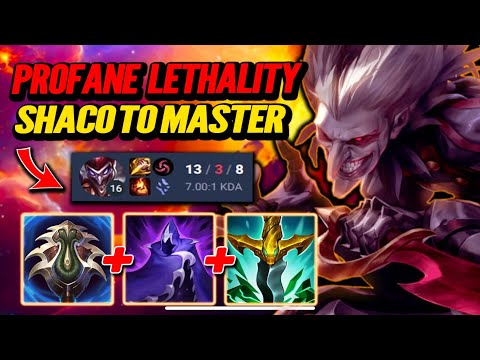 Profane Lethality Shaco Road to Master - D2 Rank [League of Legends] Full Gameplay - Infernal Shaco
