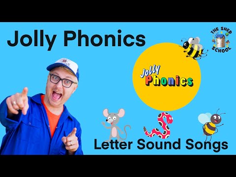 Phonics Letter Sound SONGS - JOLLY PHONICS - Set 1 - The Shed School