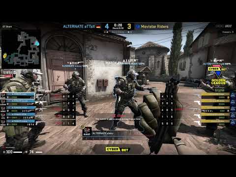 (RU) Alternate Attax vs Movistar Riders | map 3 | Cyber.Bet Golden League by @Toll_Tv