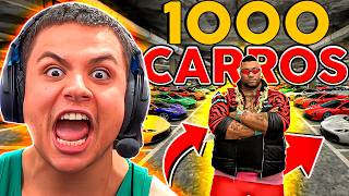 MIL CARROS na GARAGEM DE ROUBO 😱 GTA RP (Paulinho o LOKO)