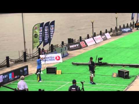 Shanghai Archery World Cup: Rec. Men Ind. Gold Medal Men UKR vs USA (2012)