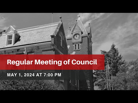 May 1, 2024 - Regular Meeting of Council