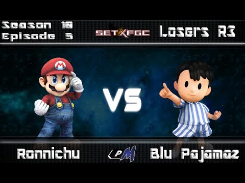 Big Money Brawlz - Project M - Season 10 Episode 5 - R3 - Ronnichu (Mario) vs Blu Pajamaz (Ness)