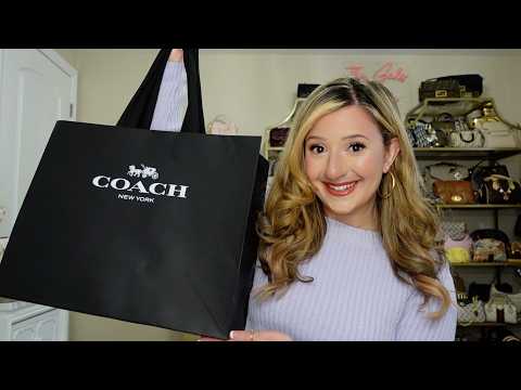 New Coach Handbag Reveal + SLG Luxury Haul! 👜