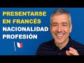 La Presentación en Francés: iniciar una Conversación 
