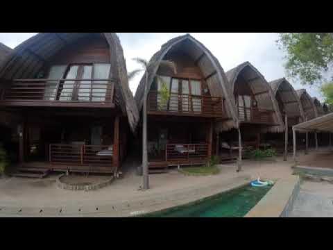 Mola mola Resort Gili Air Lombok dengan view Pantai yang indah