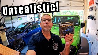 Jeep Wrangler Maintenance Schedule Is Unreal