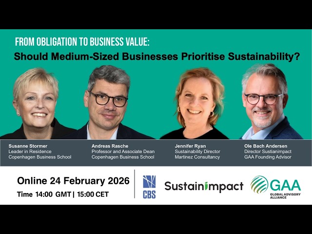 From Obligation to Business Value: Should Medium-Sized Businesses Prioritise Sustainability? video thumbnail
