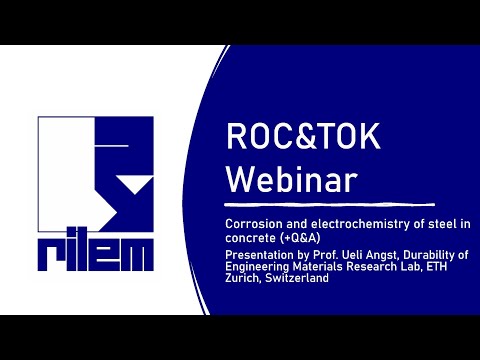 Corrosion and electrochemistry of steel in concrete by Prof. Ueli Angst