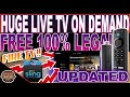 HUGE NEW STREAMING APPS TV GUIDE LIVE TV UNBELIEVABLE