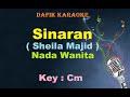 Sinaran (Karaoke) Sheila Majid Nada Wanita / Cewek Female Key Cm