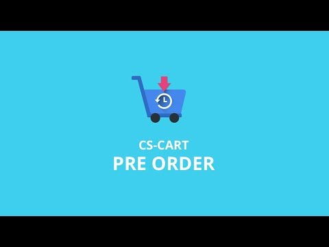 CS-Cart Pre Order (Version 3.2)