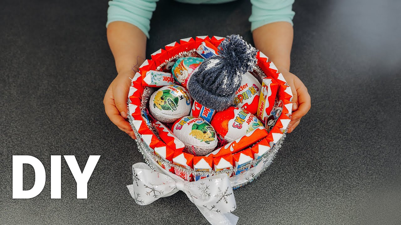 DIY KINDER Chocolate Gift Cake | How to make Kinder Surprise Gift Box