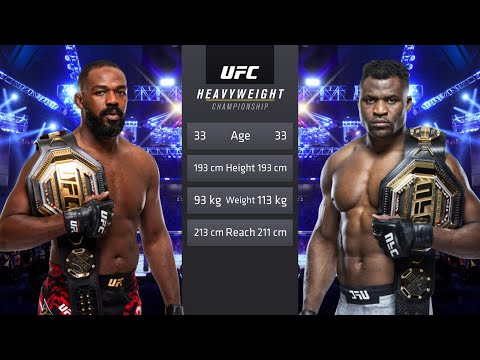 Jon Jones vs Francis Ngannou Full Fight - UFC 4 Fight Of The Night