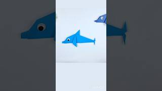 🐬 How to Make a Cute Origami Dolphin | Easy Paper Dolphin Tutorial for Beginners