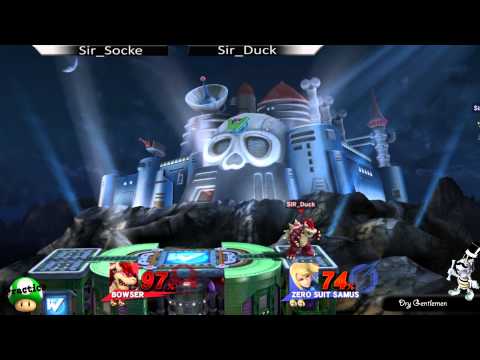 Team DG Smash Bros Wii U Sir_Socke vs Sir_Duck Training 16.04.2015