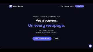 Chrome notepad - Notes in web reimagined