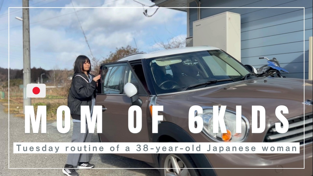 【Daily life in Japan】Mom of 6 kids | Tuesday routine of a 38-year-old mother |