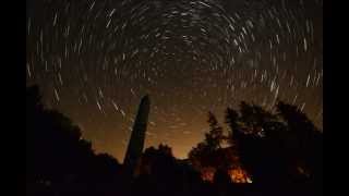 preview picture of video 'Startrail Timelapse in Monastic City, Vale of Glendalough'