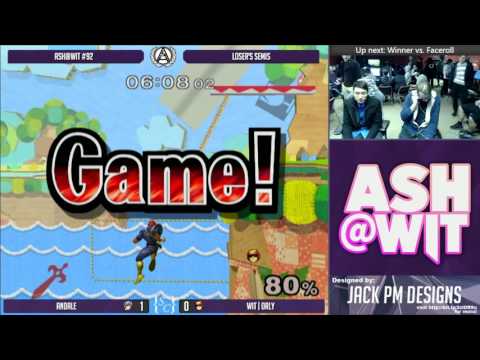 Andale (Various) vs WIT | ORLY (Falcon) - ASH@WIT #92 Melee Loser's Semis