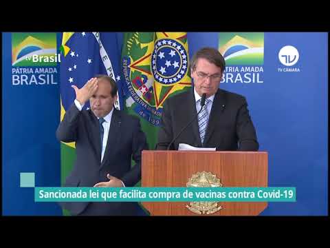 Lei que facilita compra de vacinas contra Covid é sancionada - 10/03/21