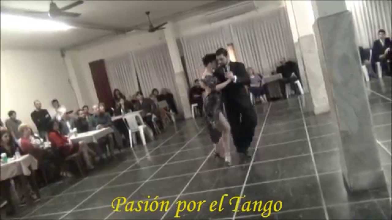 JIMENA HOEFFNER y FERNANDO CARRASCO Bailando la Milonga MANO BRAVA en FLOREAL MILONGA