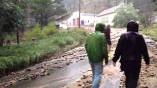 preview picture of video 'Boulder Flood 2013 - Salina, Gold Run Road (2)'